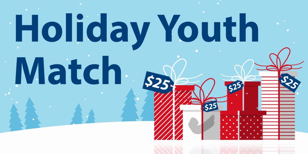 Holiday Youth Match with presents