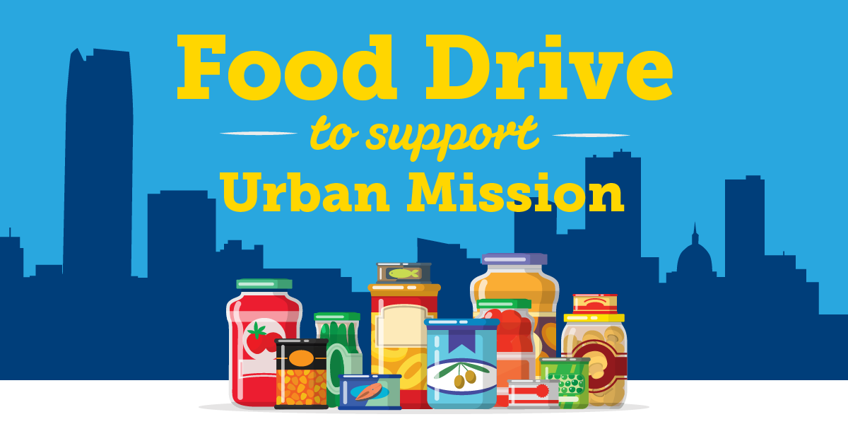 Food Drive the Support The Urban Mission
